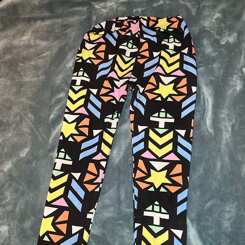 Colorful black legging
